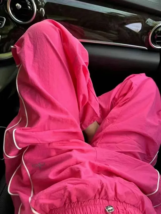 Alo Trousers Loose-fit drawstring with contrast piping product detail image 9