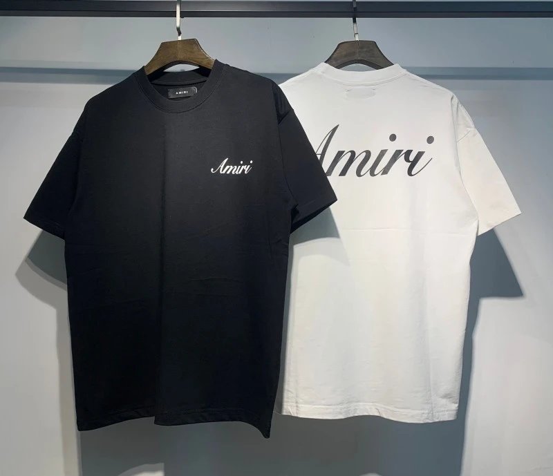 Amiri AMIRI Logo Print Black T-Shirt - 21