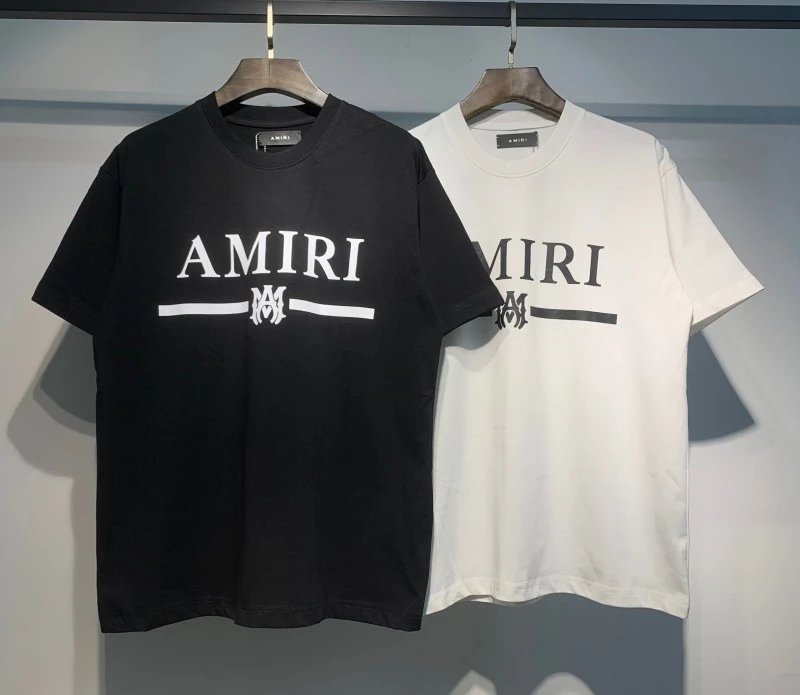 Amiri AMIRI Logo Print Black T-Shirt - 23