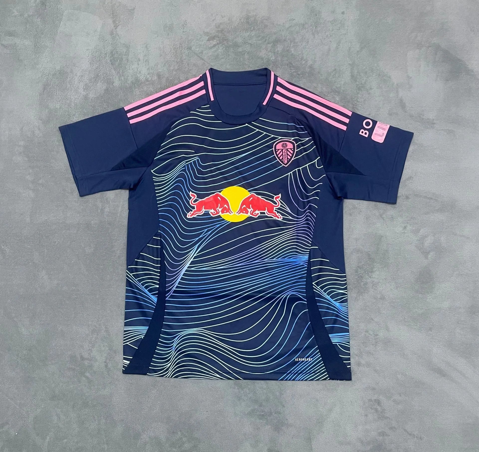 Design Everton FC 2023-24 Third Jersey Blue Abstract Pattern Jersey - 28