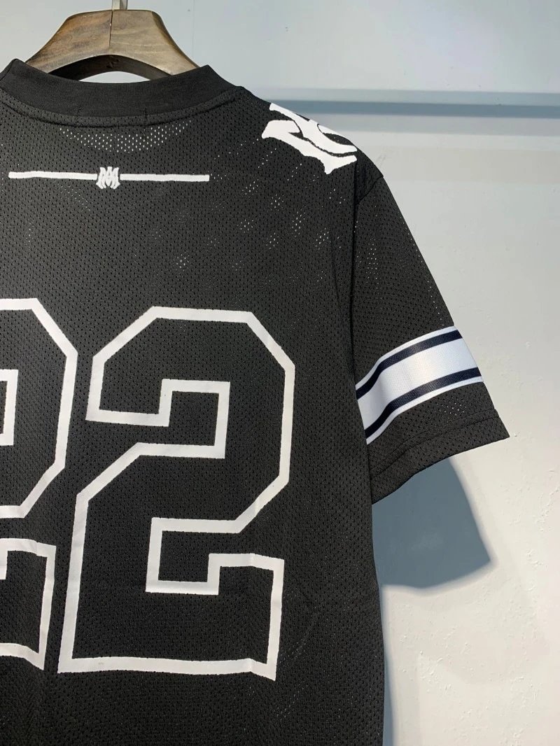 Amiri Mesh Football Jersey Black - 14