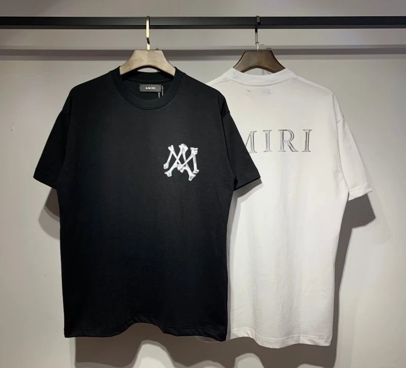 Amiri AMIRI Logo Print Black T-Shirt - 32