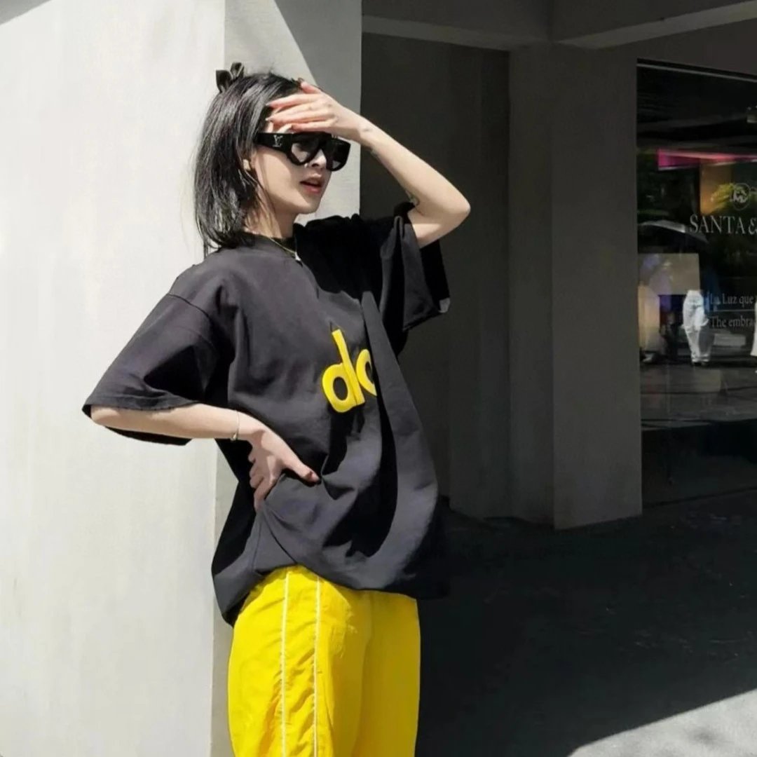 Alo T-Shirts Oversized short-sleeve logo T-shirt image 2
