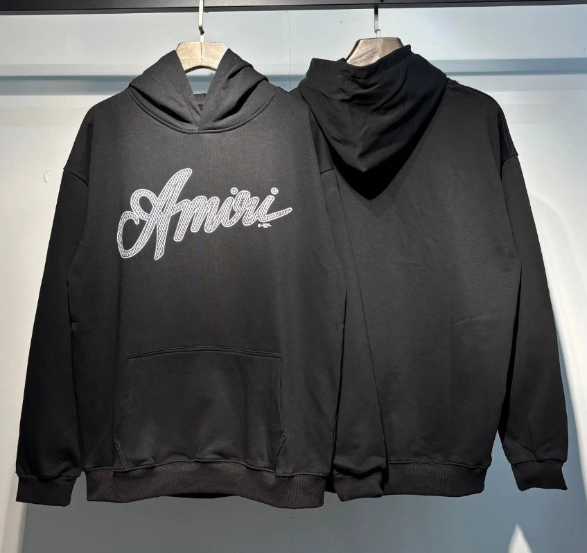 Amiri 3D Logo Hoodie Black - 11