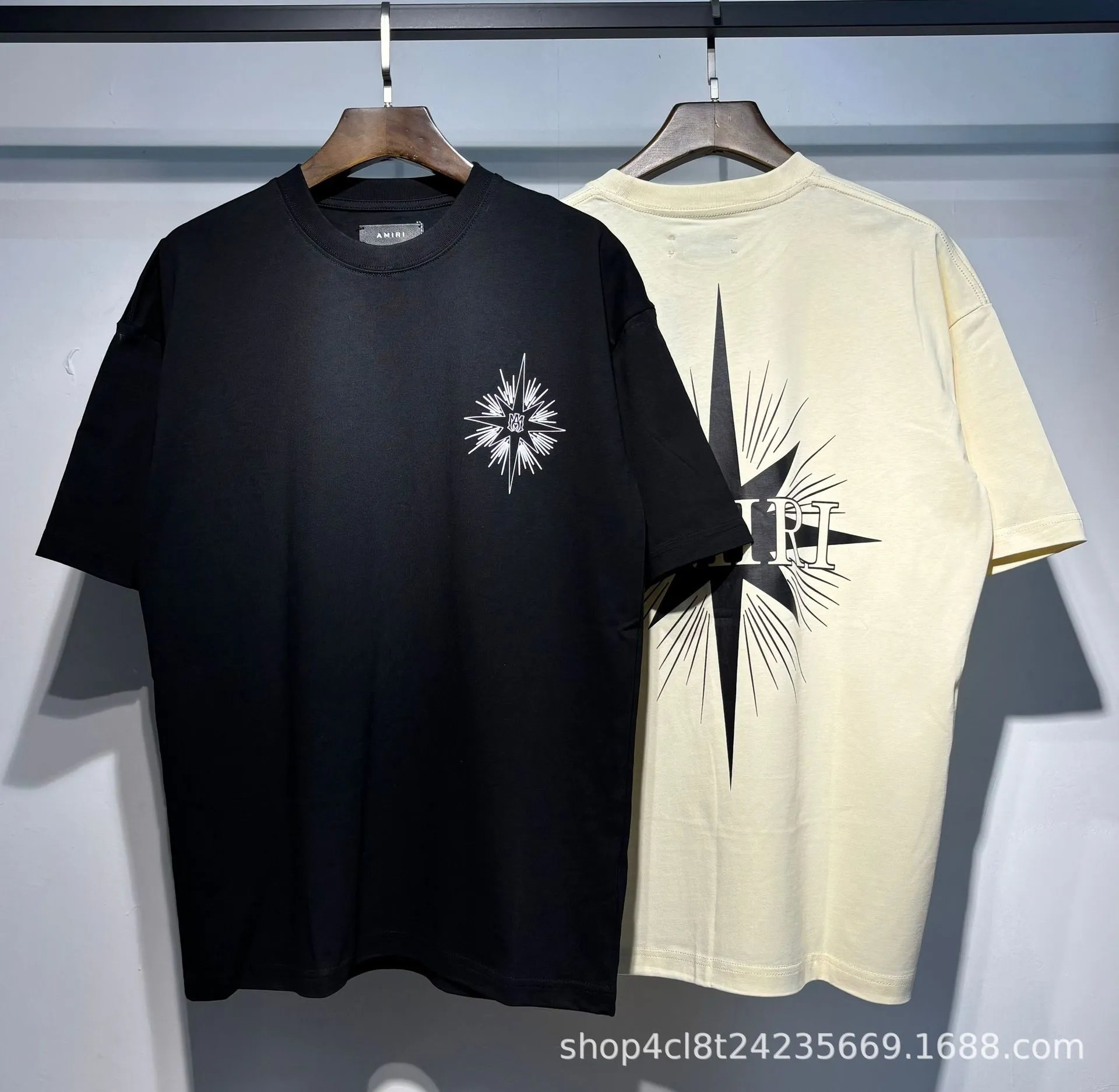 Amiri AMIRI Logo Print Black T-Shirt - 12