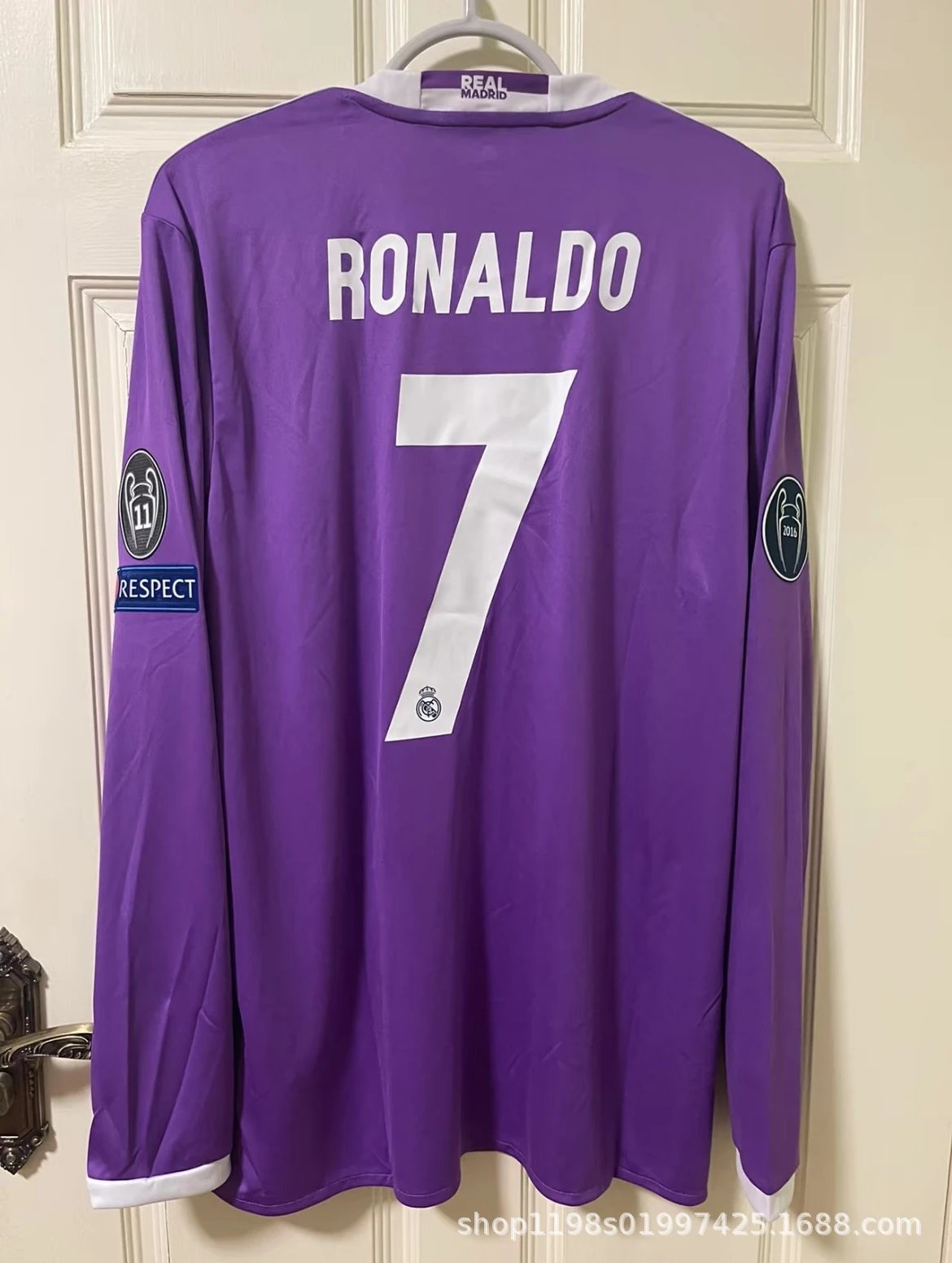Real Madrid x Adidas 2017 Champions League Third Jersey Turquoise Ronaldo #7 - 12