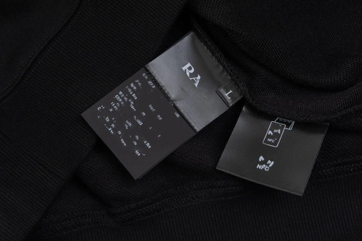 Prada Re-Nylon Logo Patch Black Hoodie - 7
