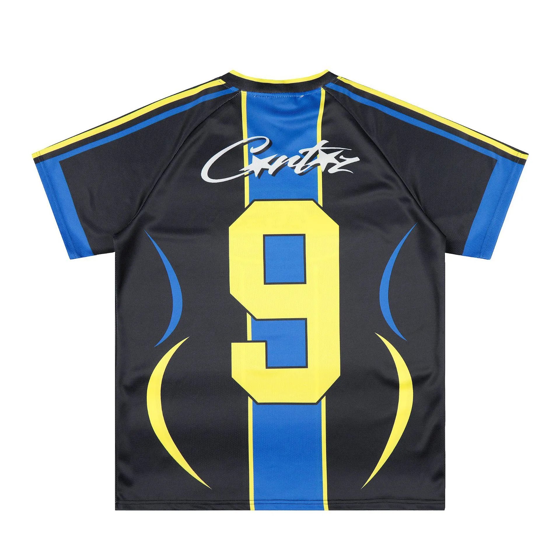 Corteiz Graphic Print Jersey Black Pink - 9