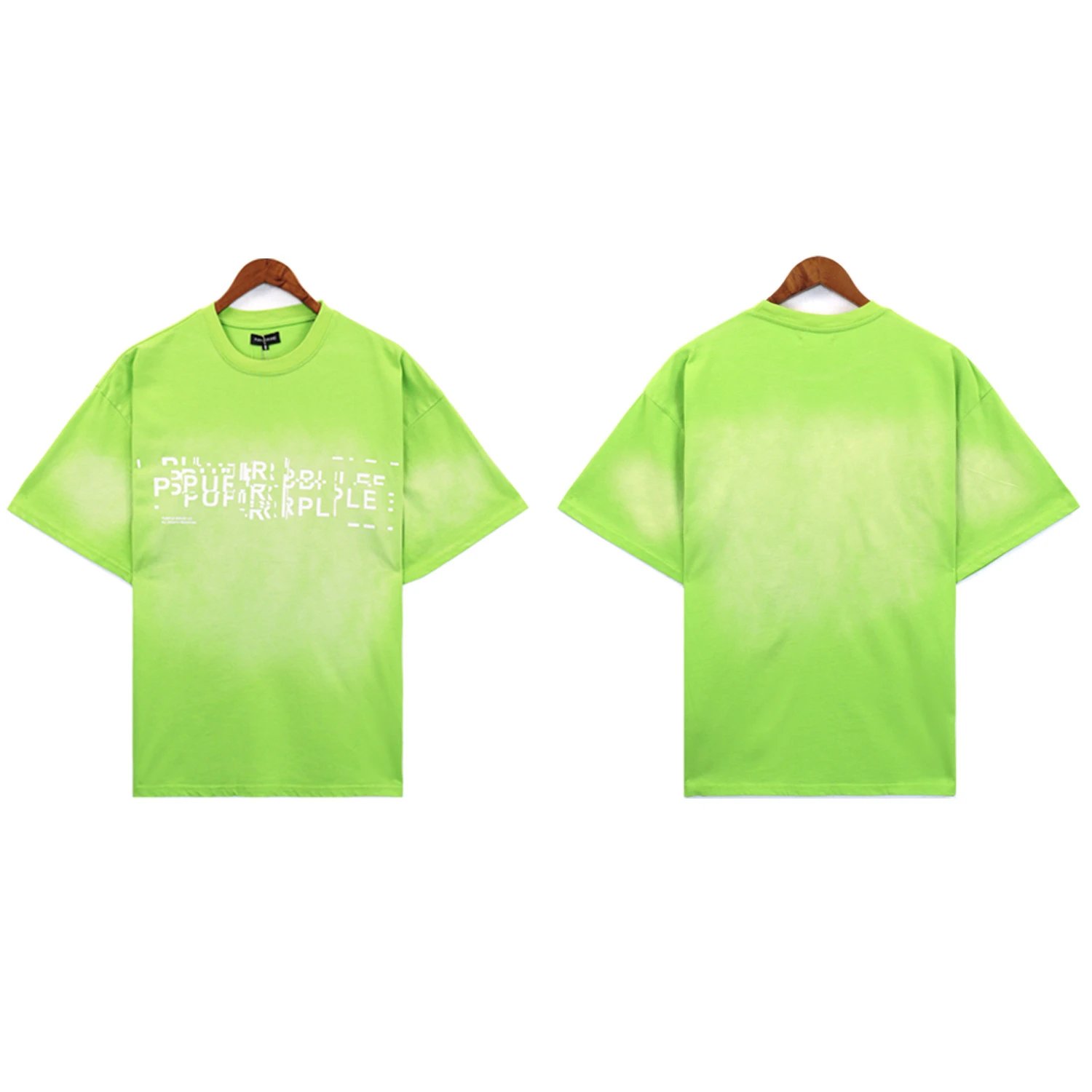 Design Distorted Typography White T-Shirt - 8