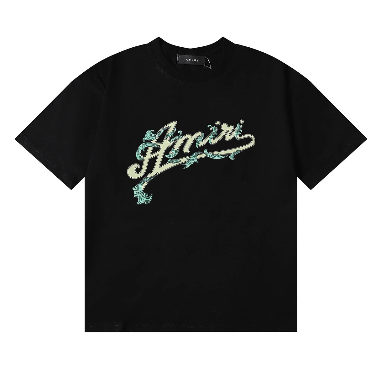 Amiri Palm Tree Crest White T-Shirt - 9