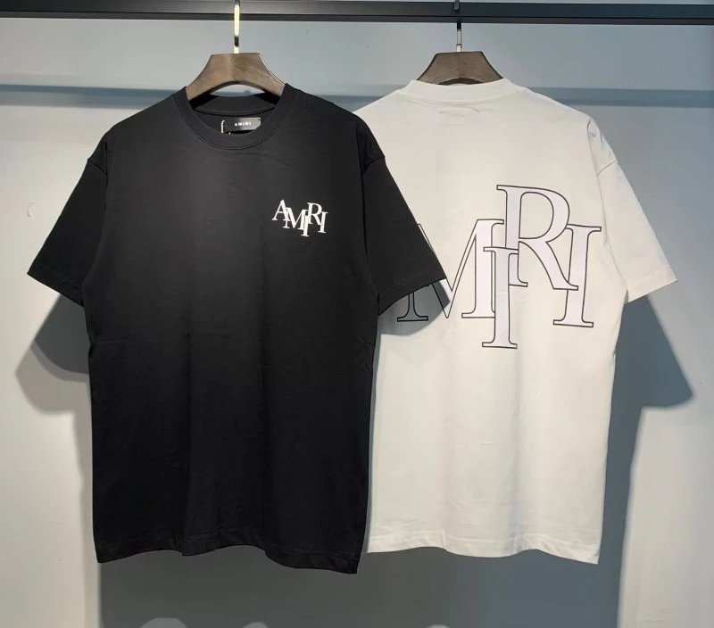 Amiri AMIRI Logo Print Black T-Shirt - 25