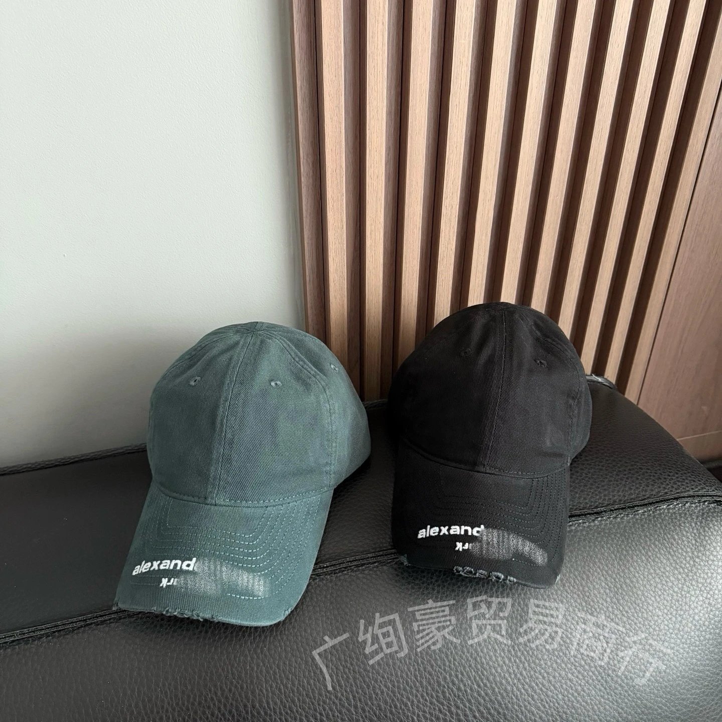 Design Distressed Washed Gray Baseball Cap - 7