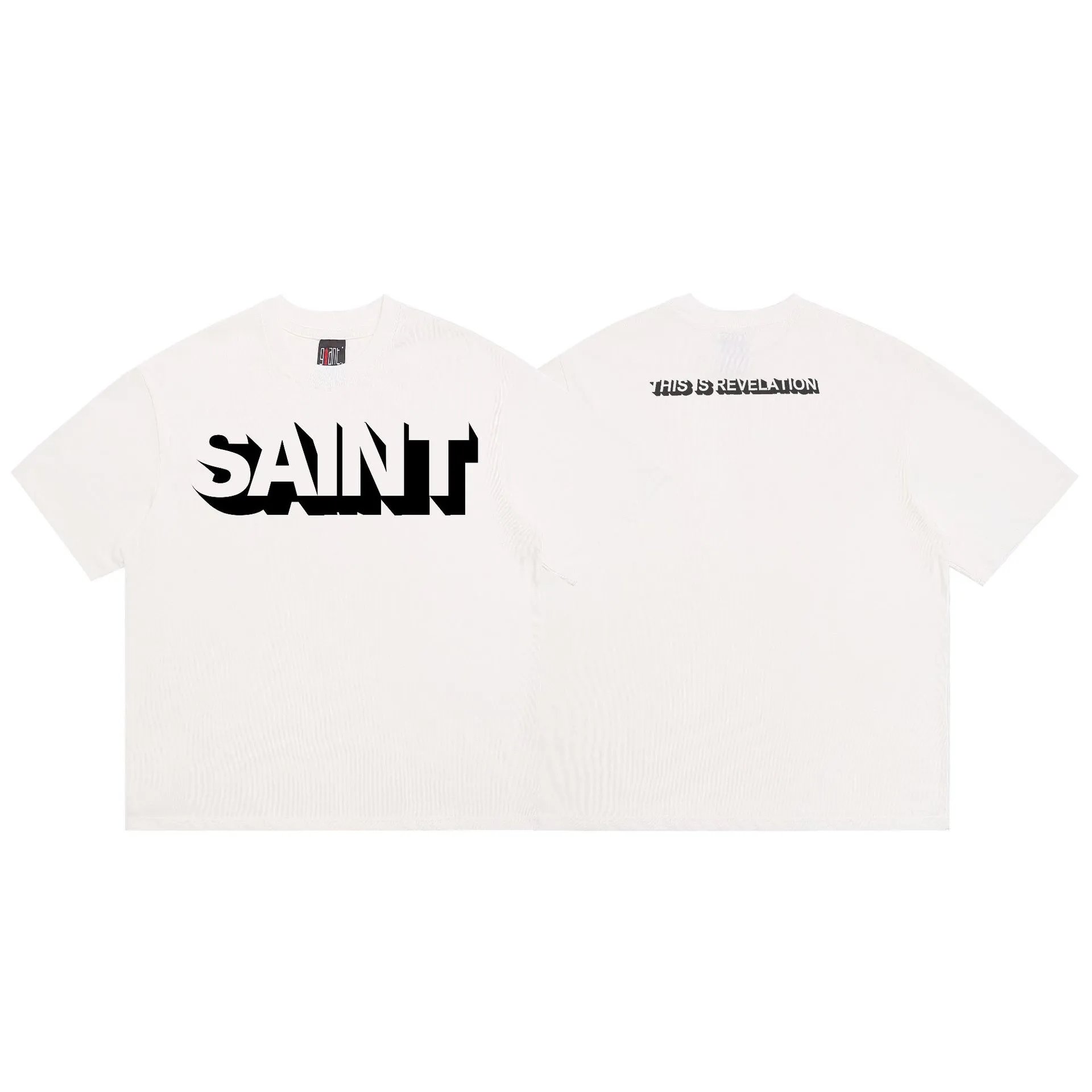 Design SAINT ETW x MXX Dirty Pig Graphic Tee White T-Shirt T-Shirts - 9