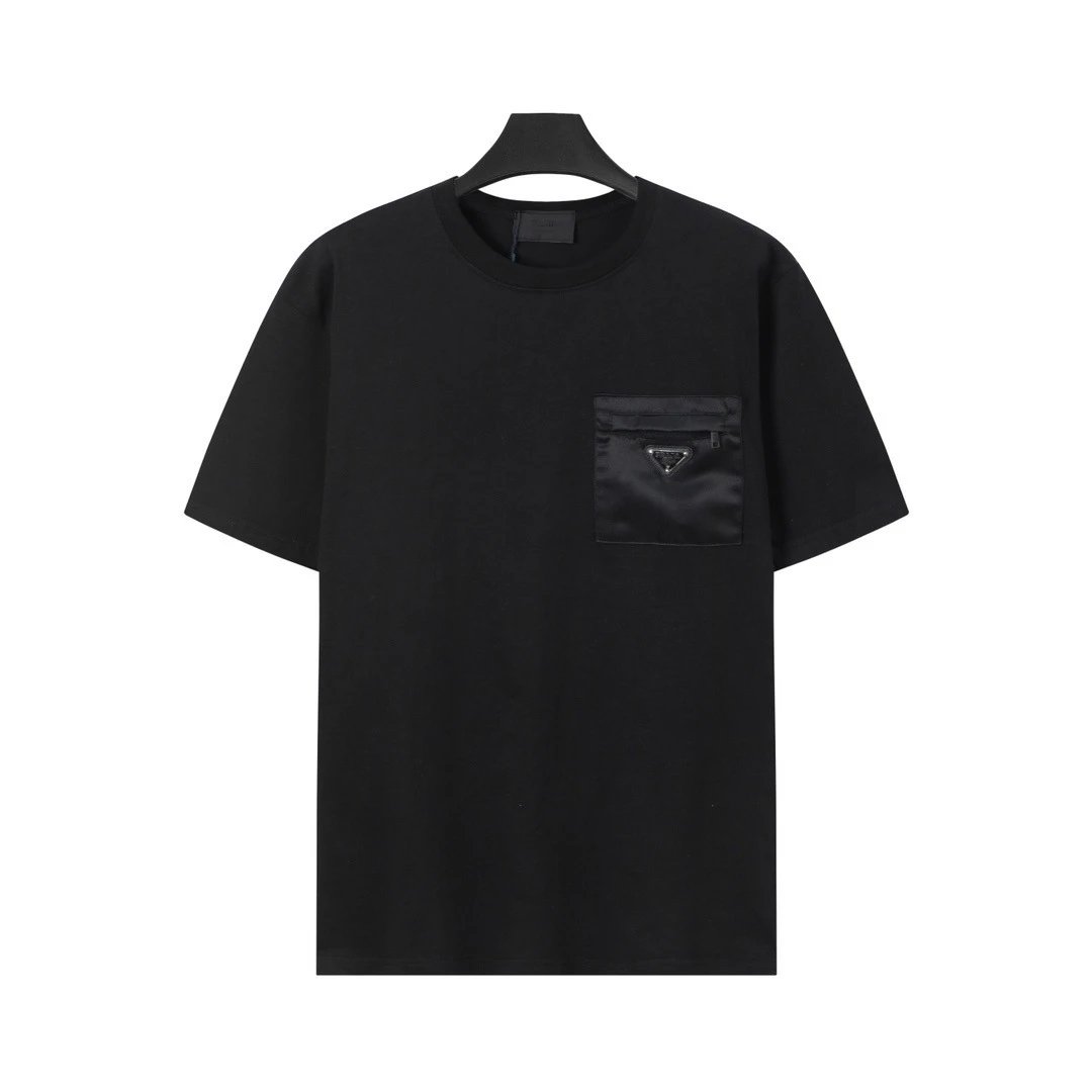 Prada Triangle Logo T-Shirt White T-Shirt - 20