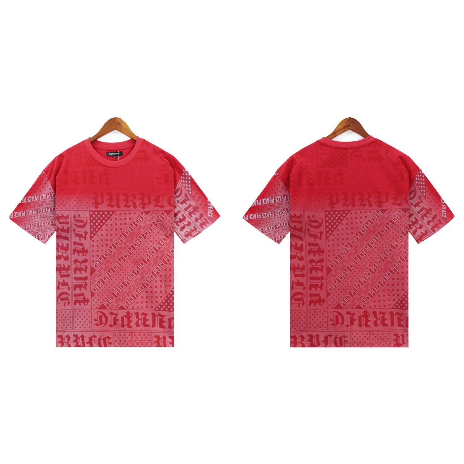 Design Distorted Typography White T-Shirt - 30