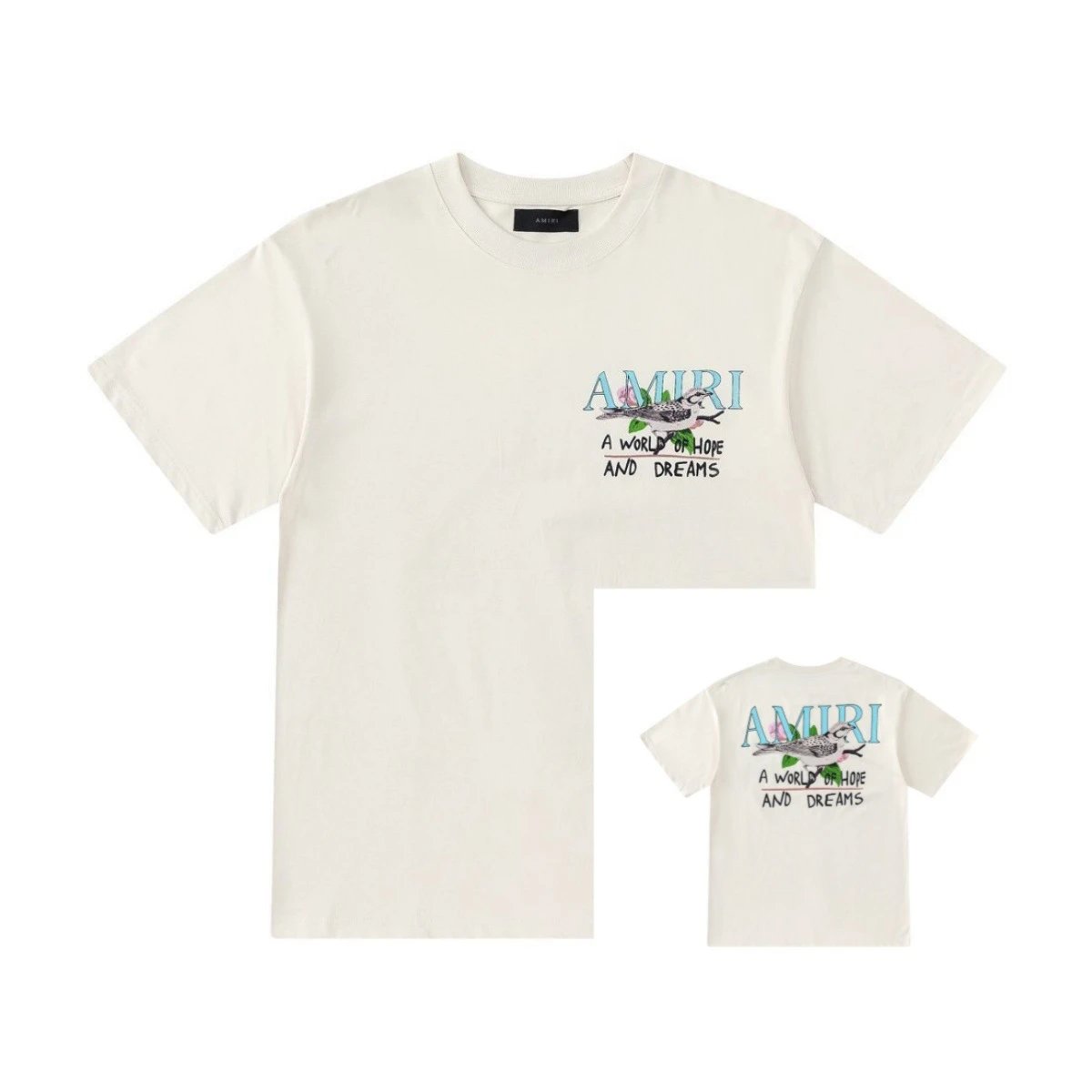 Amiri Horse Print Distressed Black T-Shirt - 9