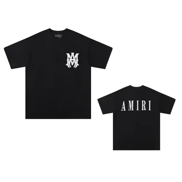 Amiri Logo Graphic Black T-Shirt - 1