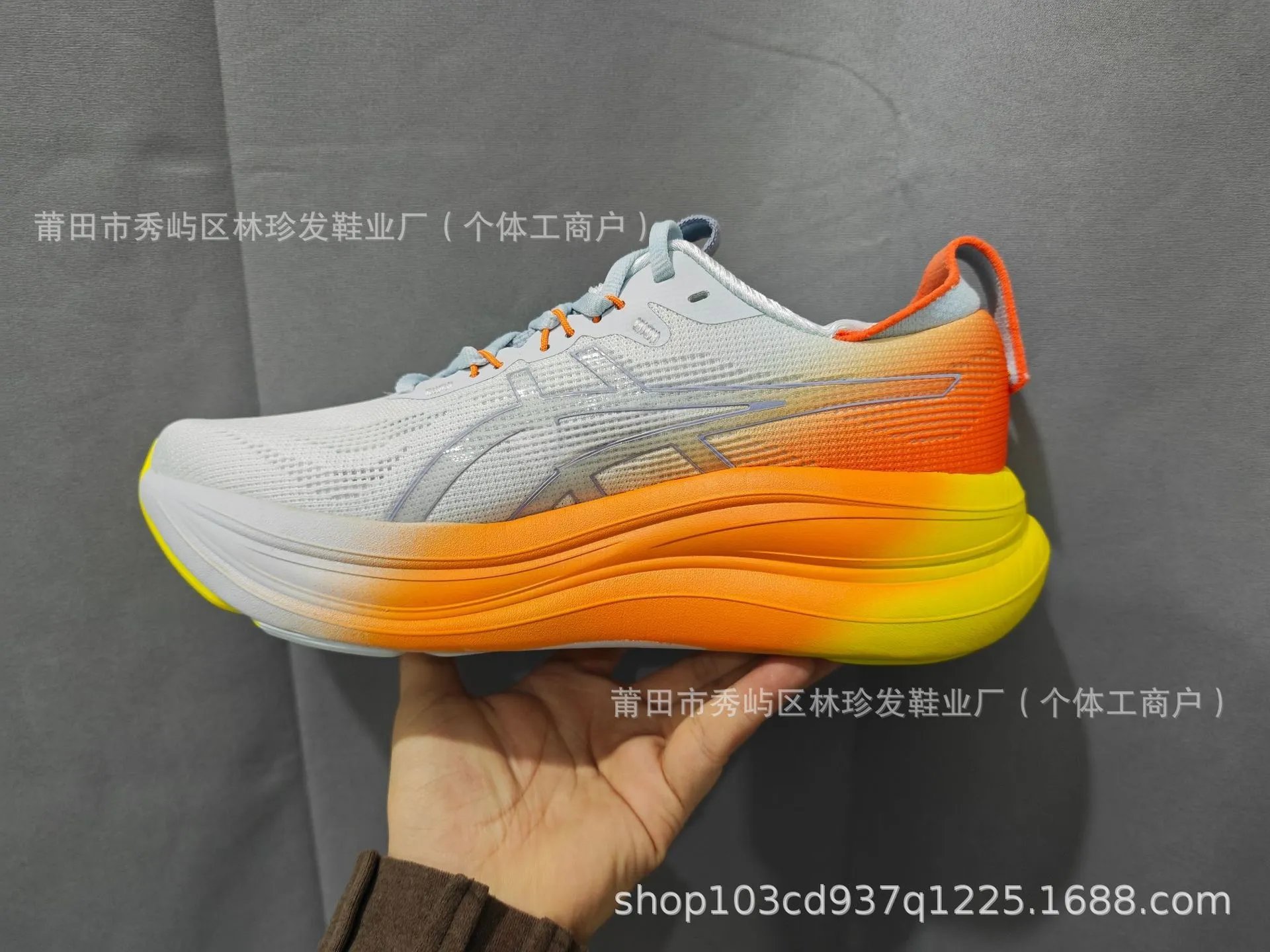 ASICS Sneakers GEL-NIMBUS 28 — Gray-Orange 36-47