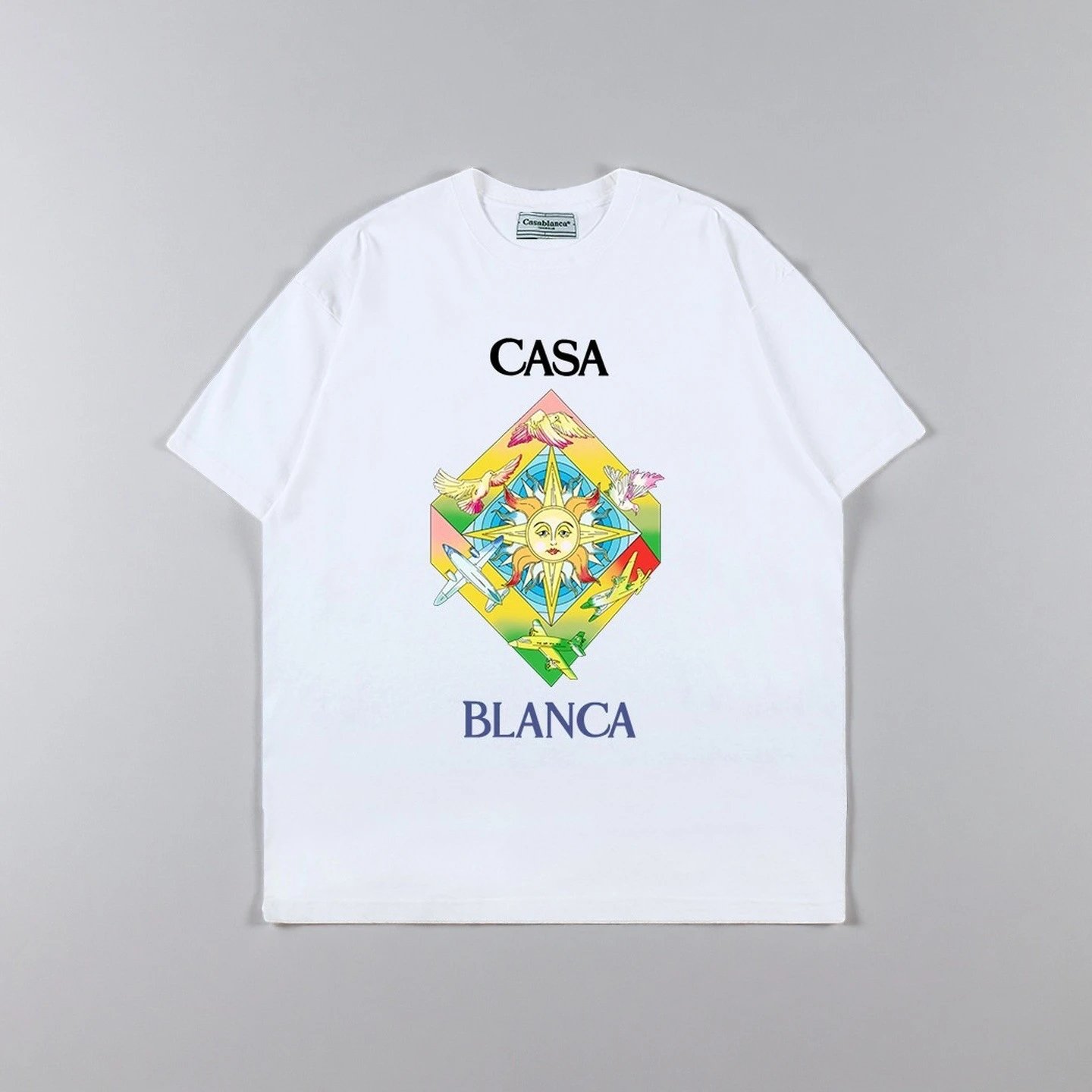 Casablanca Casa Sport Graphic Print White T-Shirt - 14