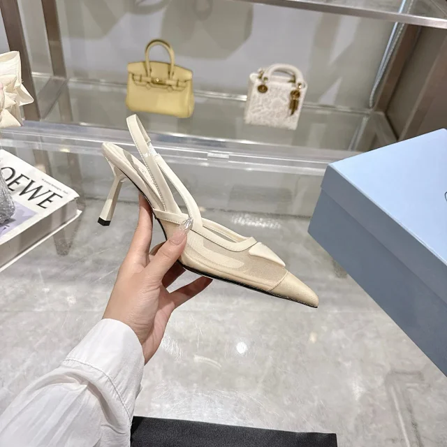 Unbranded High Heels Pointed-Toe Bow Slingback Stiletto product detail image 4