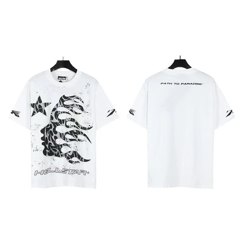 Hellstar Austin 3:16 Distressed Graphic T-Shirt Black - 5