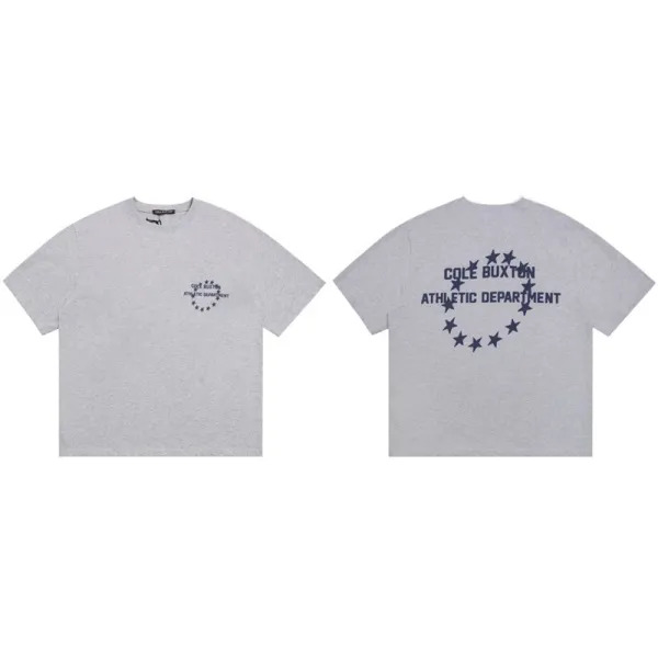 Cole Buxton Athletic Department Star Circle T-Shirt Gray - 1