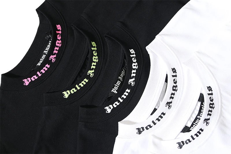 Palm Angels Logo Print White T-Shirt - 13