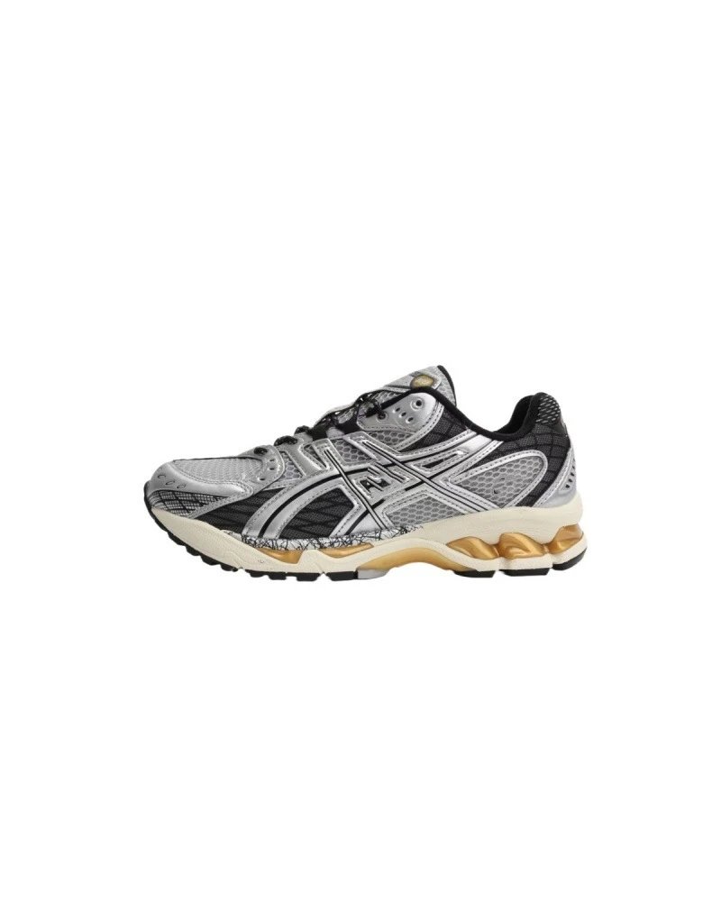 Asics Gel-Kayano 14 Silver Black Running Shoes - 6
