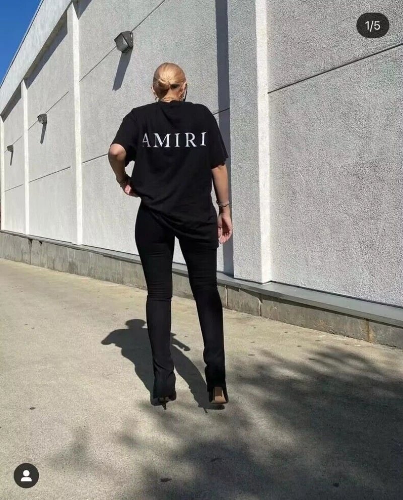 Amiri Archive Logo Polo White Tops Polo - 15