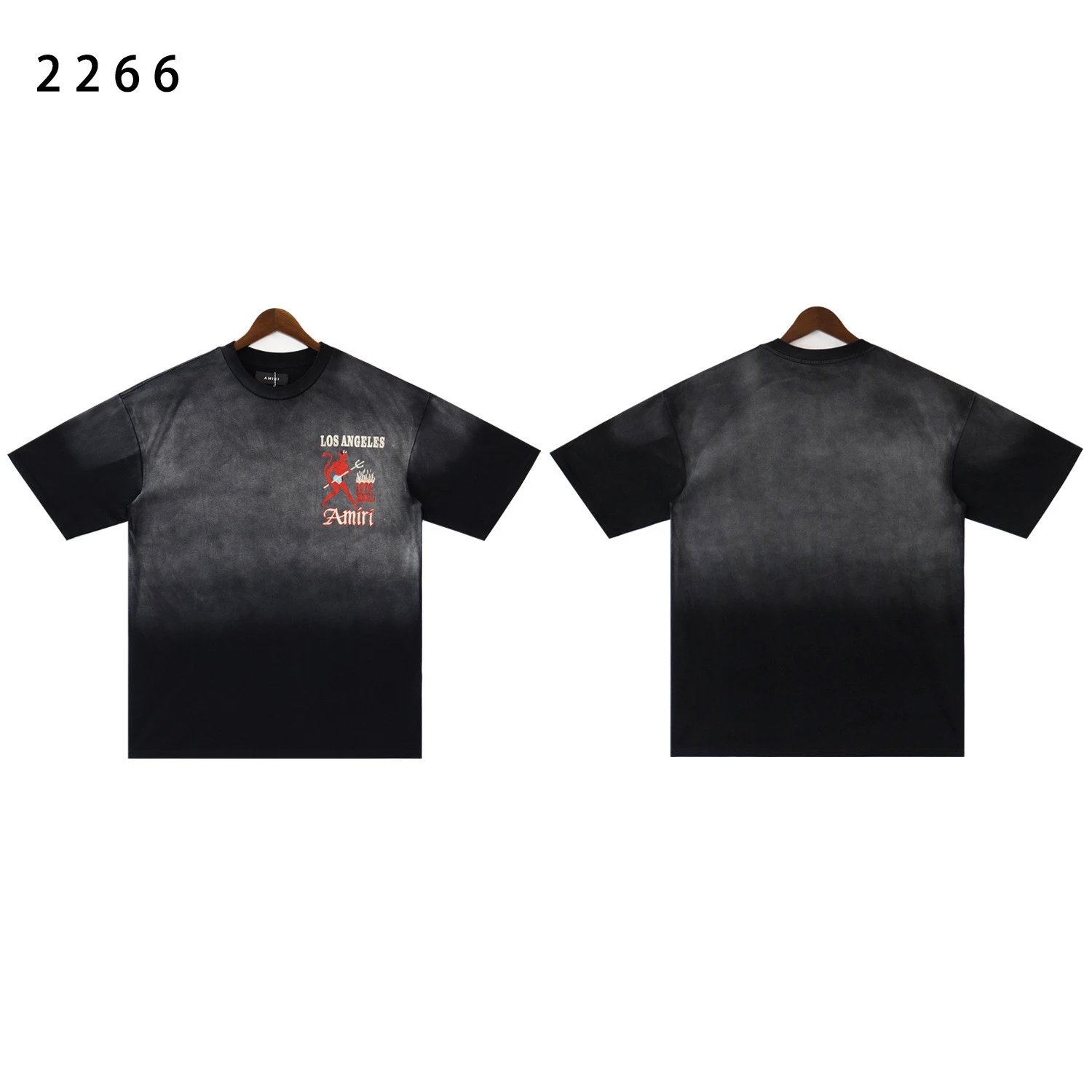 Amiri Distressed Black T-Shirt - 11