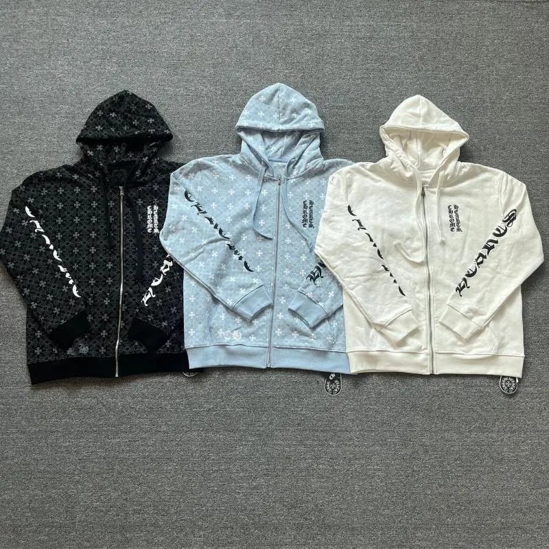 Chrome Hearts Hoodies & Sweatshirts Hooded graphic sweatshirt — 5021 white