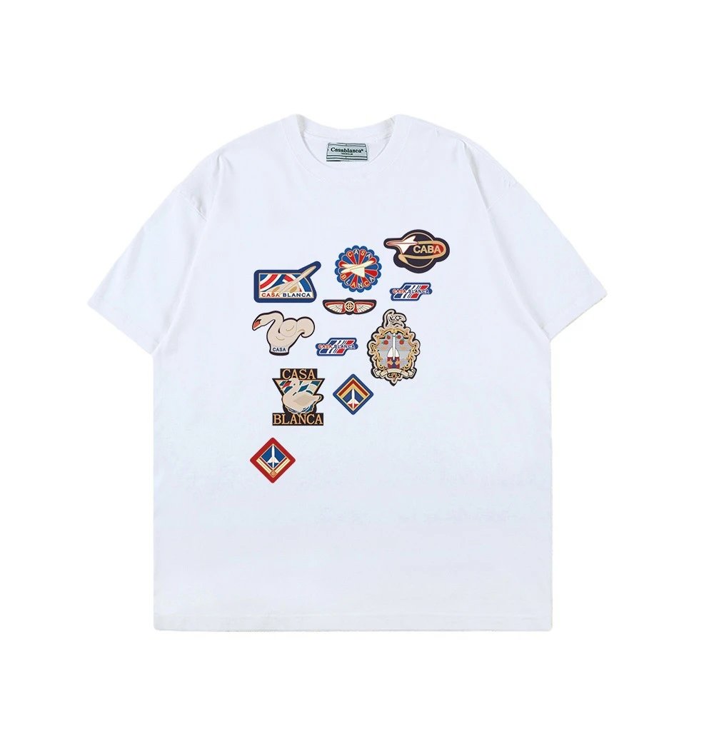 Casablanca Casa Sport Graphic Print White T-Shirt - 49