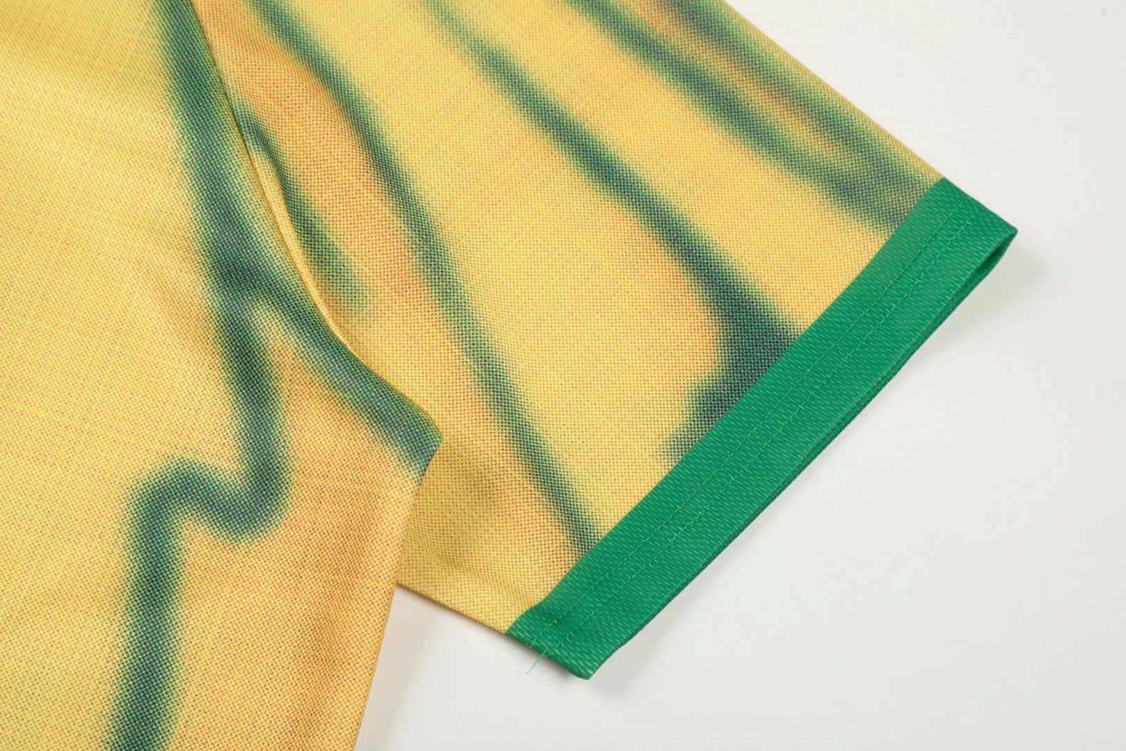 Design Saint FC Yellow Green V-Neck Jersey - 30