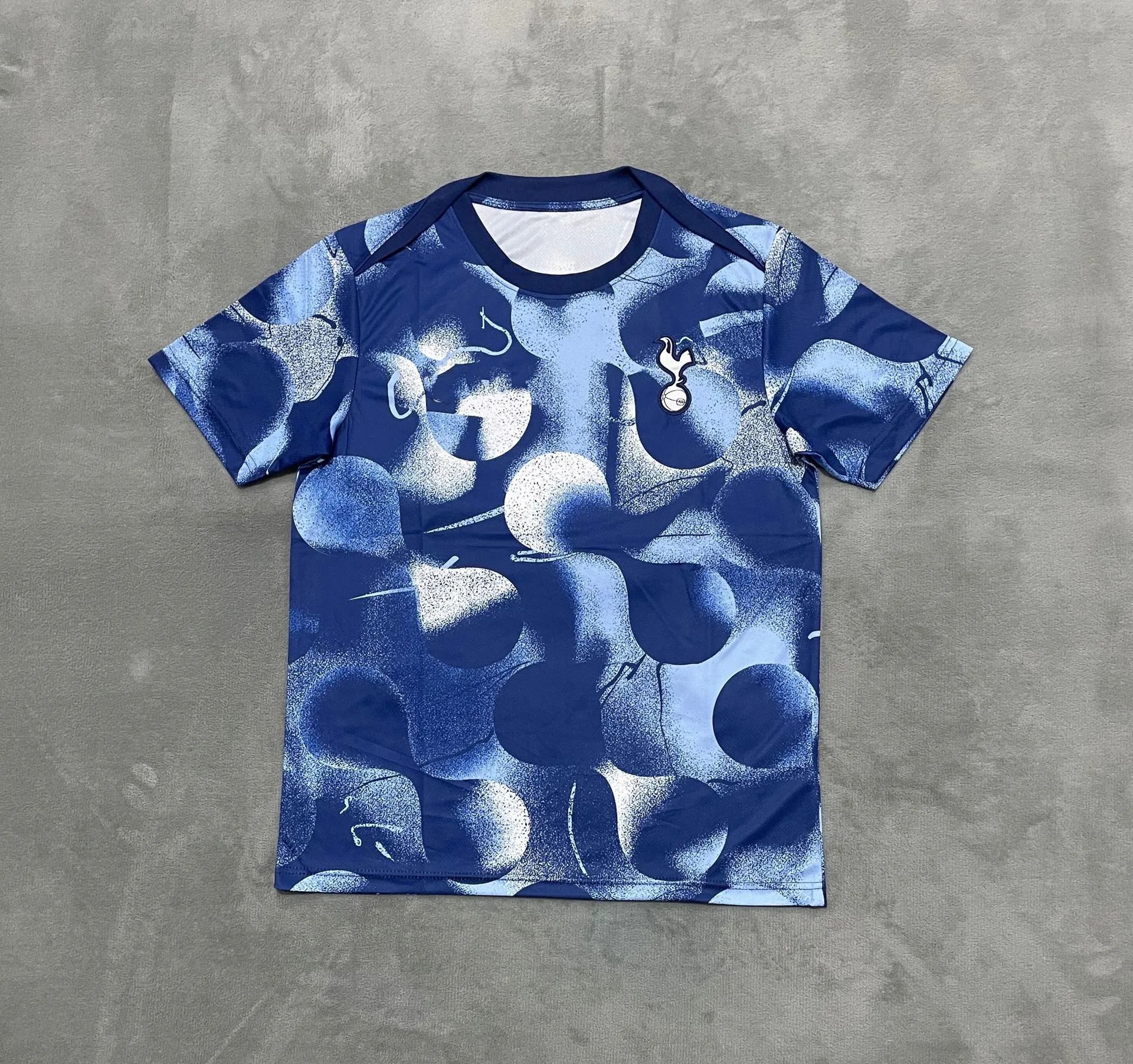 Design Everton FC 2023-24 Third Jersey Blue Abstract Pattern Jersey - 3