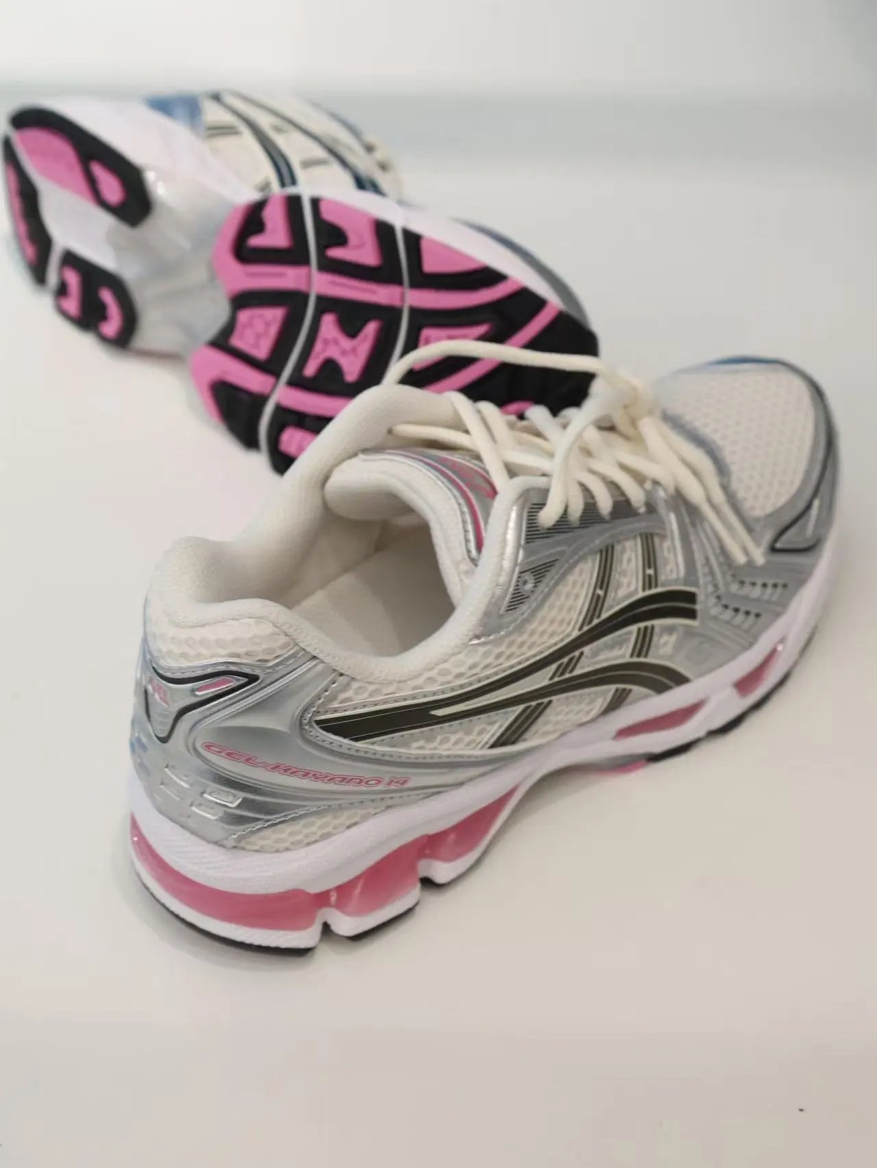 Asics Gel-Nimbus 14 Silver Blue Running Shoes - 7