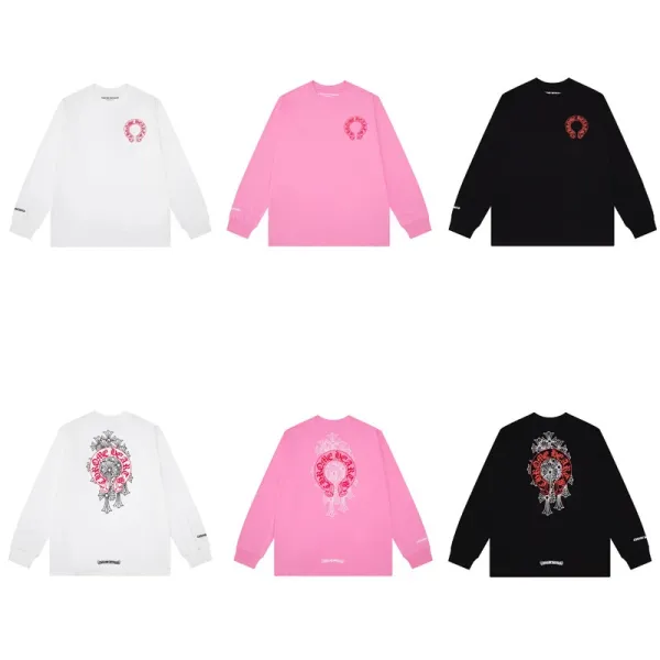 Chrome Hearts Multicolor Cross Cluster Long Sleeve T-Shirt Black - 7