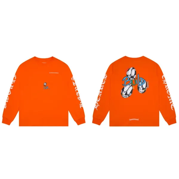 Chrome Hearts Multicolor Cross Cluster Long Sleeve T-Shirt Black - 11