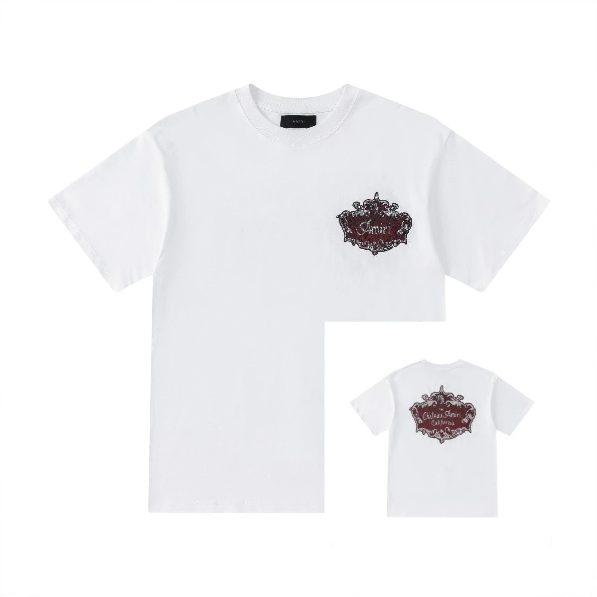 Amiri Horse Print Distressed Black T-Shirt - 3