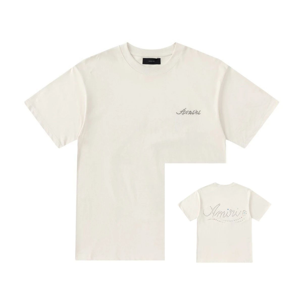 Amiri Horse Print Distressed Black T-Shirt - 5