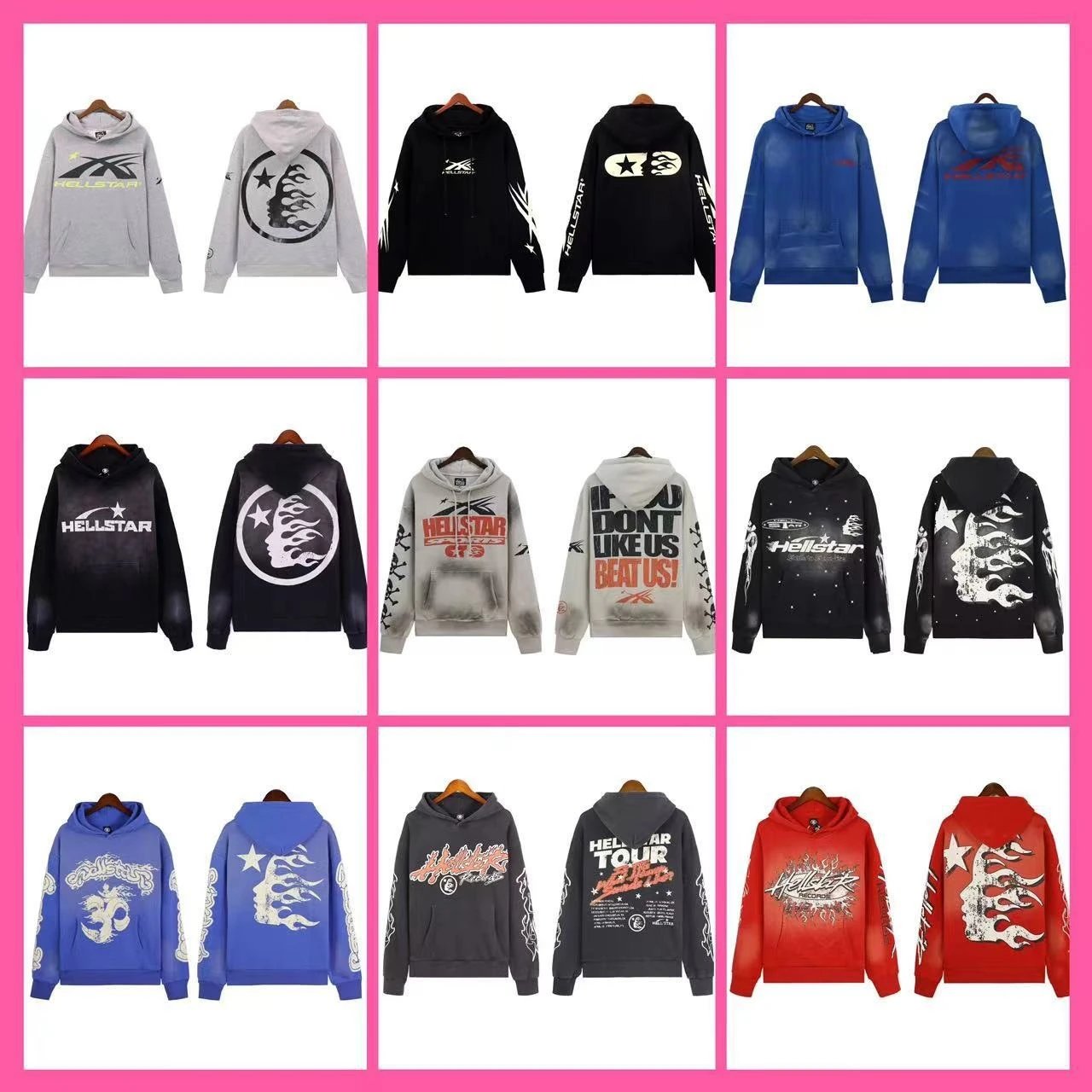 Hellstar Hoodie Gray