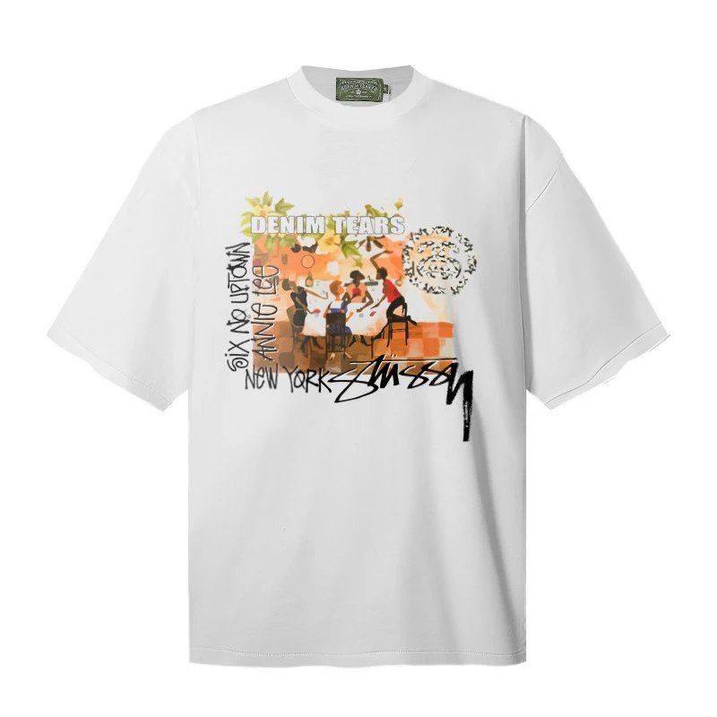 Design Another Country Map Print Black T-Shirt - 3