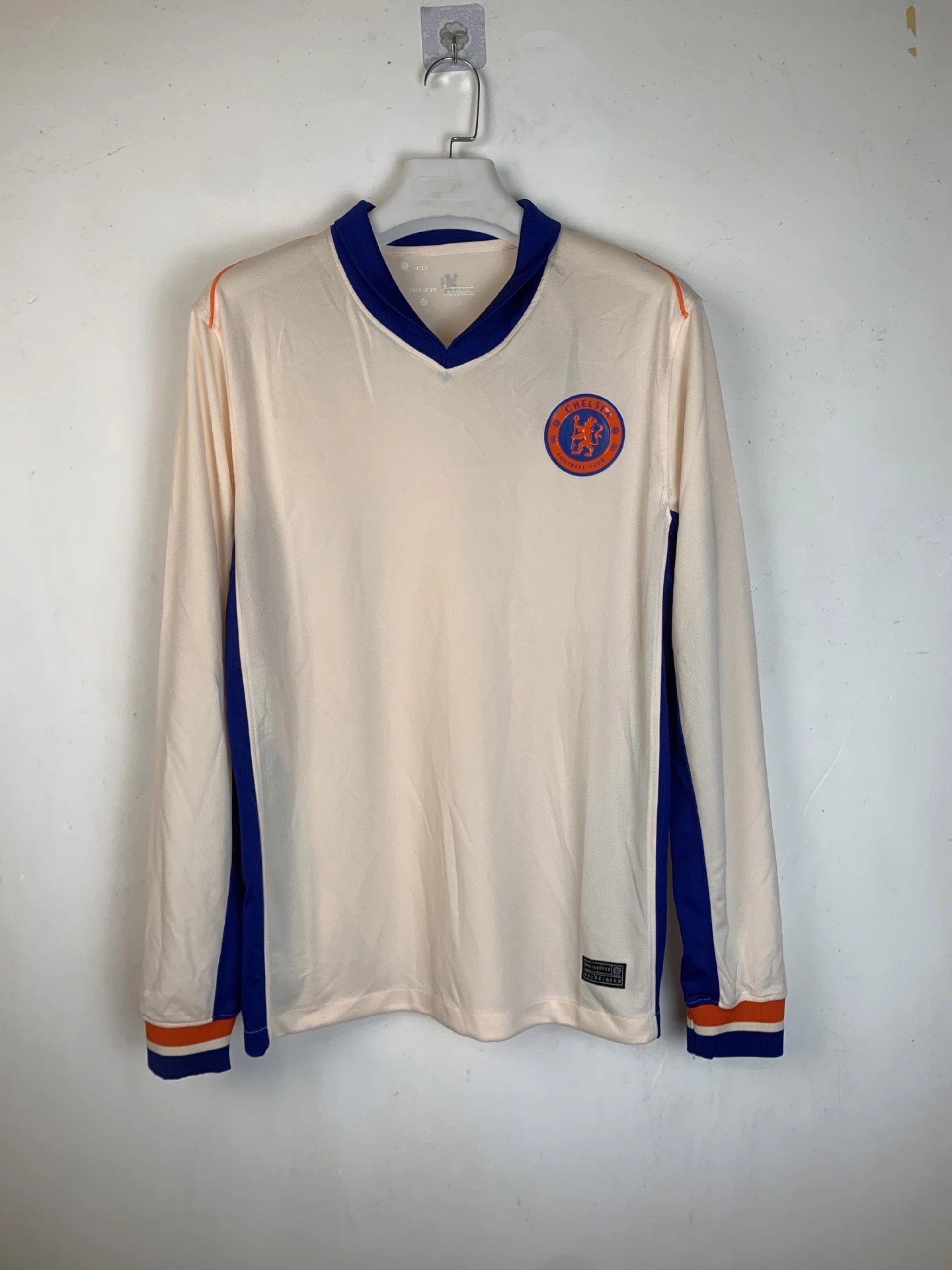 KNVB Netherlands National Team Long Sleeve Jersey Orange / Navy - 7