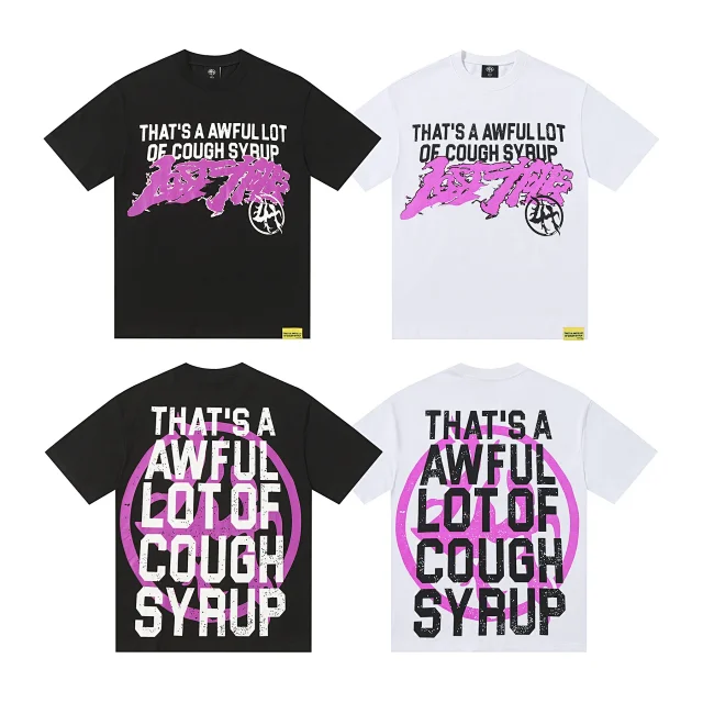 That's a Awful Lot of Cough Syrup T-Shirts Short-Sleeve Graphic Print product detail image 2