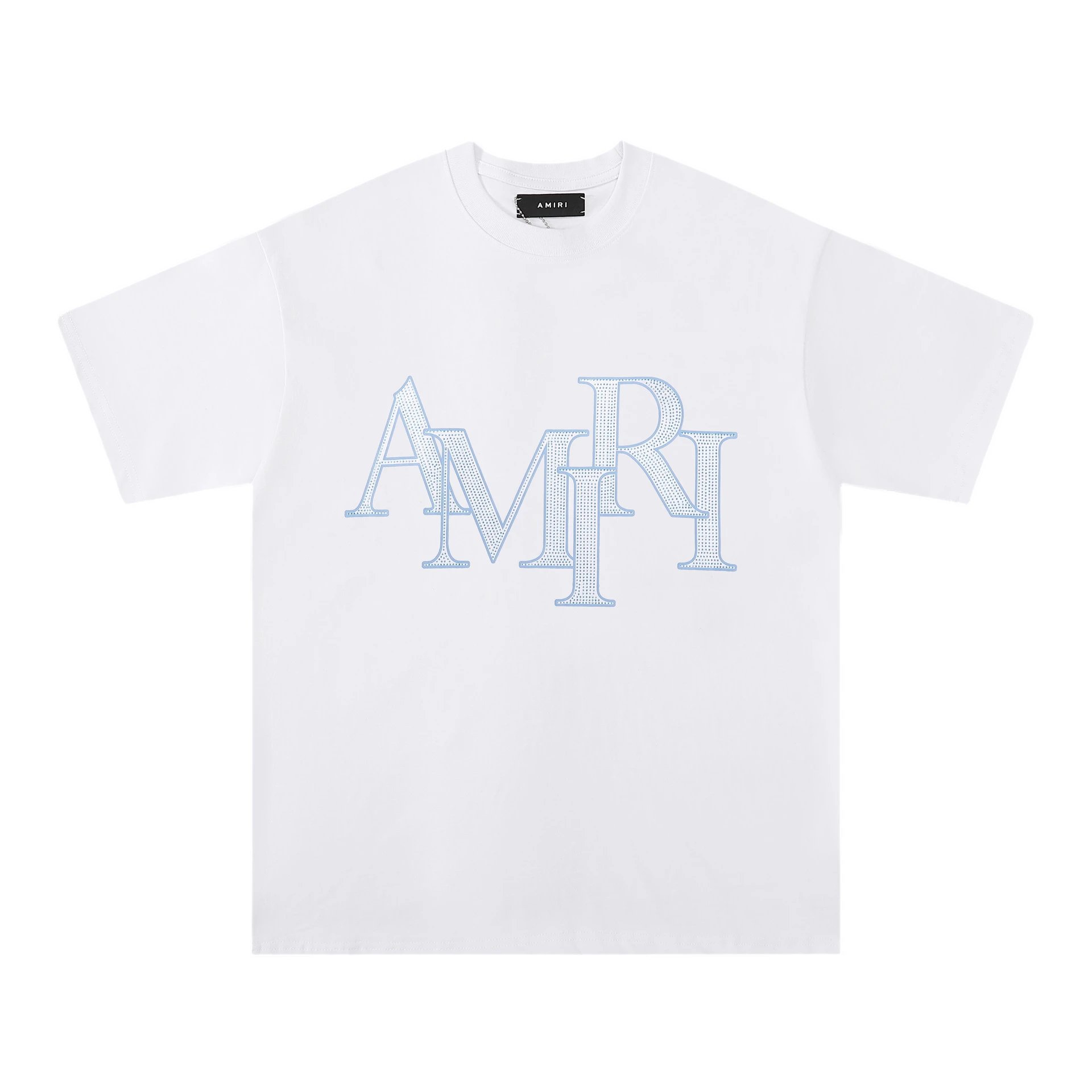 Amiri Ornate Script Logo White T-Shirt - 48