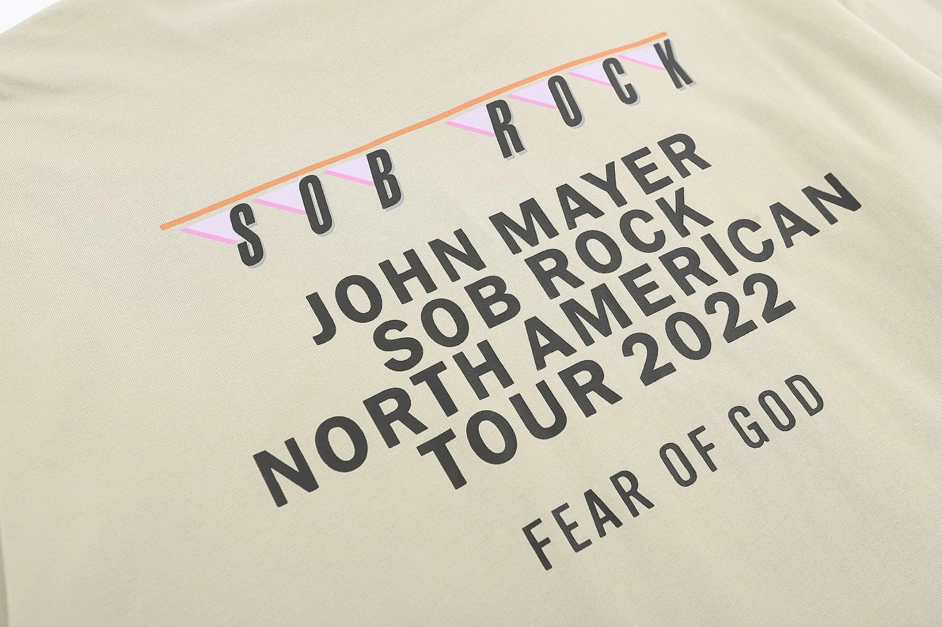 Fear of God Sob Rock North American Tour 2022 Long Sleeve T-Shirt Black - 18
