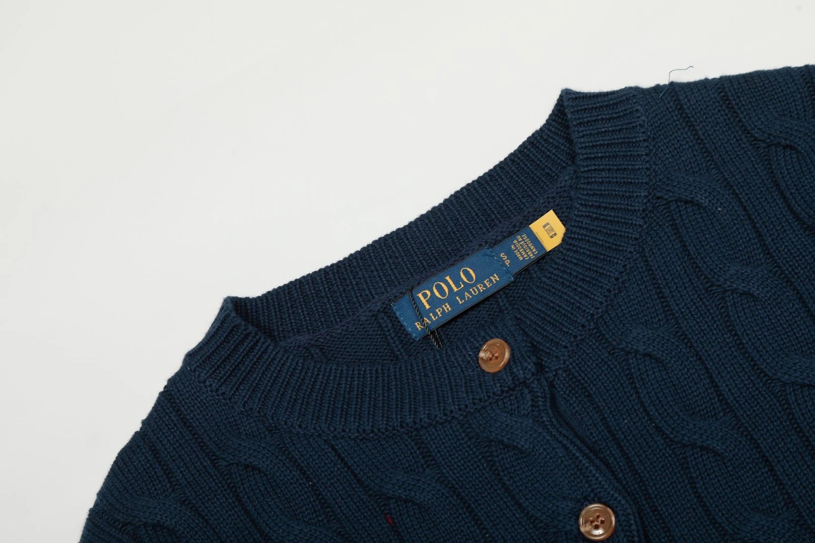 Polo Ralph Lauren Cable Knit Cardigan Forest Green Cardigan - 5