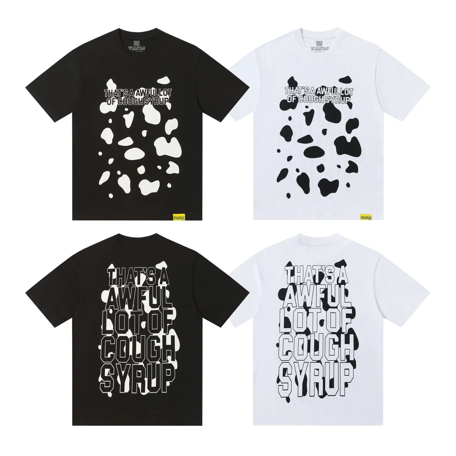 That's a Awful Lot of Cough Syrup T-Shirts Short-Sleeve Graphic Print image 2