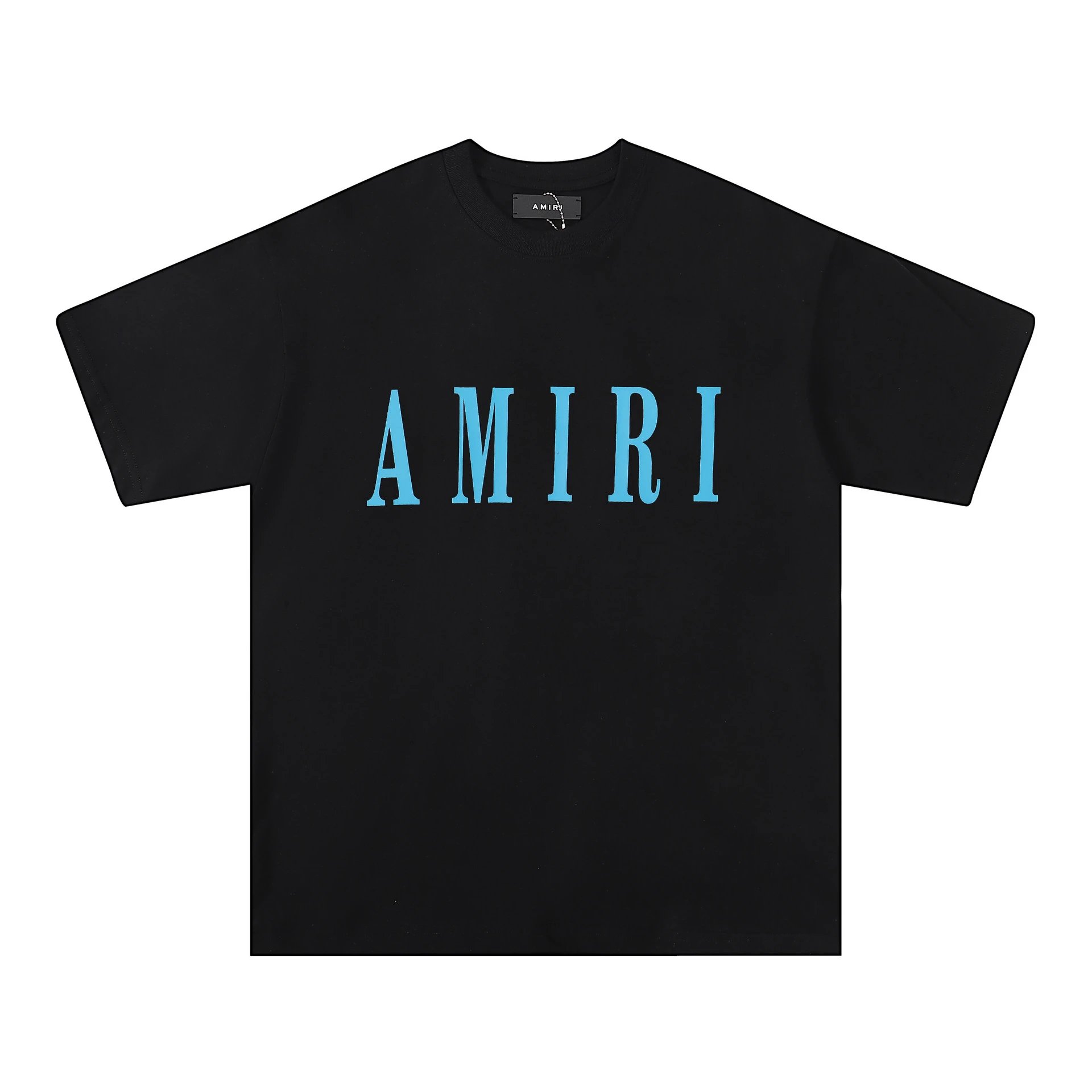 Amiri Paint Splatter Logo Black T-Shirt - 18