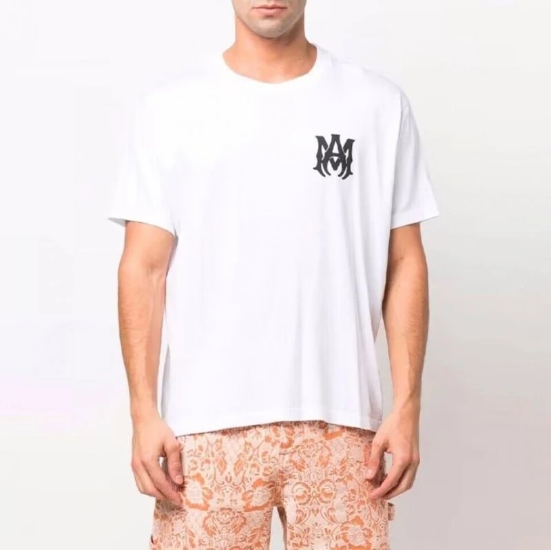Amiri Archive Logo Polo White Tops Polo - 13