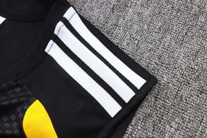 Adidas Germany National Team Training Vest and Shorts Set Black Yellow Red Sets - 8